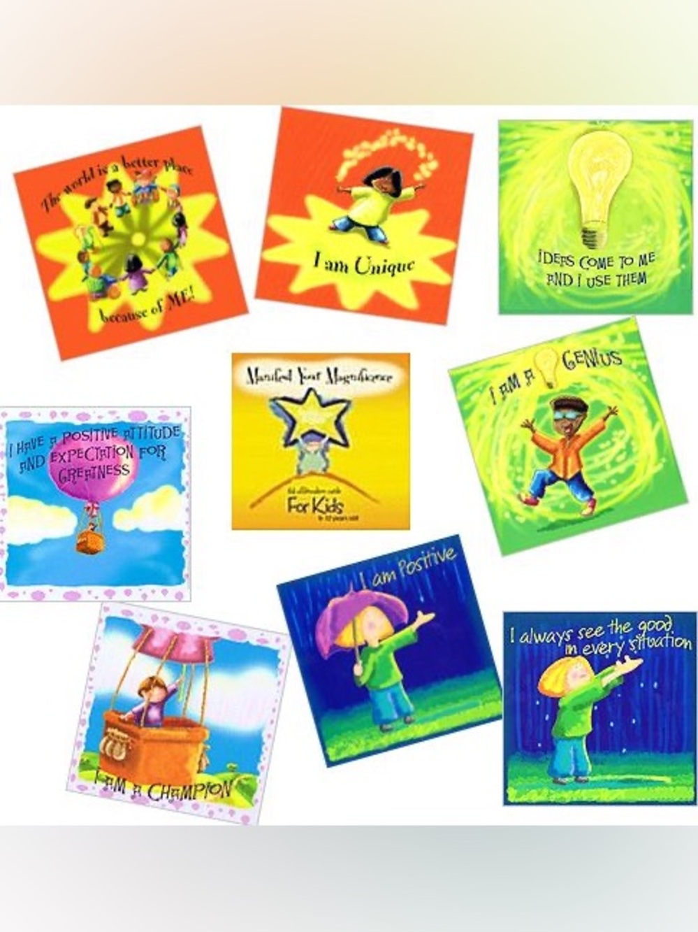 Manifest Your Magnificence For Kids Affirmation Cards NWT Sealed 64 Card Deck